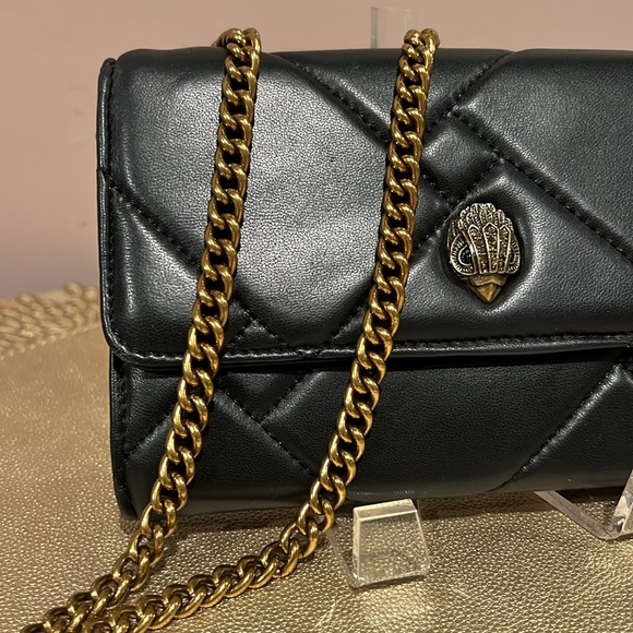 Kurt Geiger London Kensington Quilted Leather Chain Wallet - Picture 2 of 13